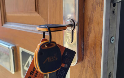 ABS anti-snap cylinder fitted to a Kent front door